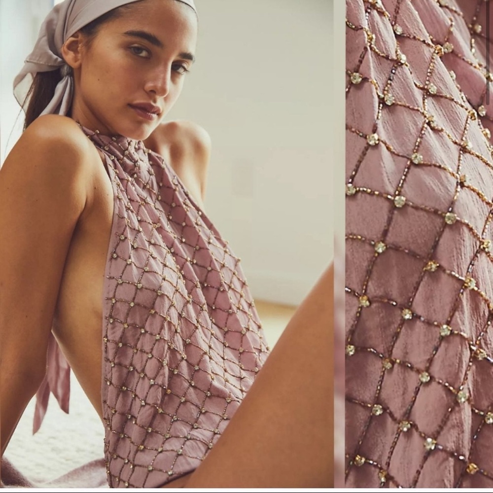 FREE PEOPLE Cha Cha Bling Bodysuit